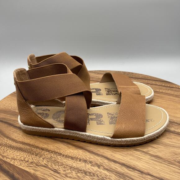 Sorel Ella II Sandals Womens Size 7.5 Leather Slip On Strappy Summer Casual Shoe - Picture 1 of 8